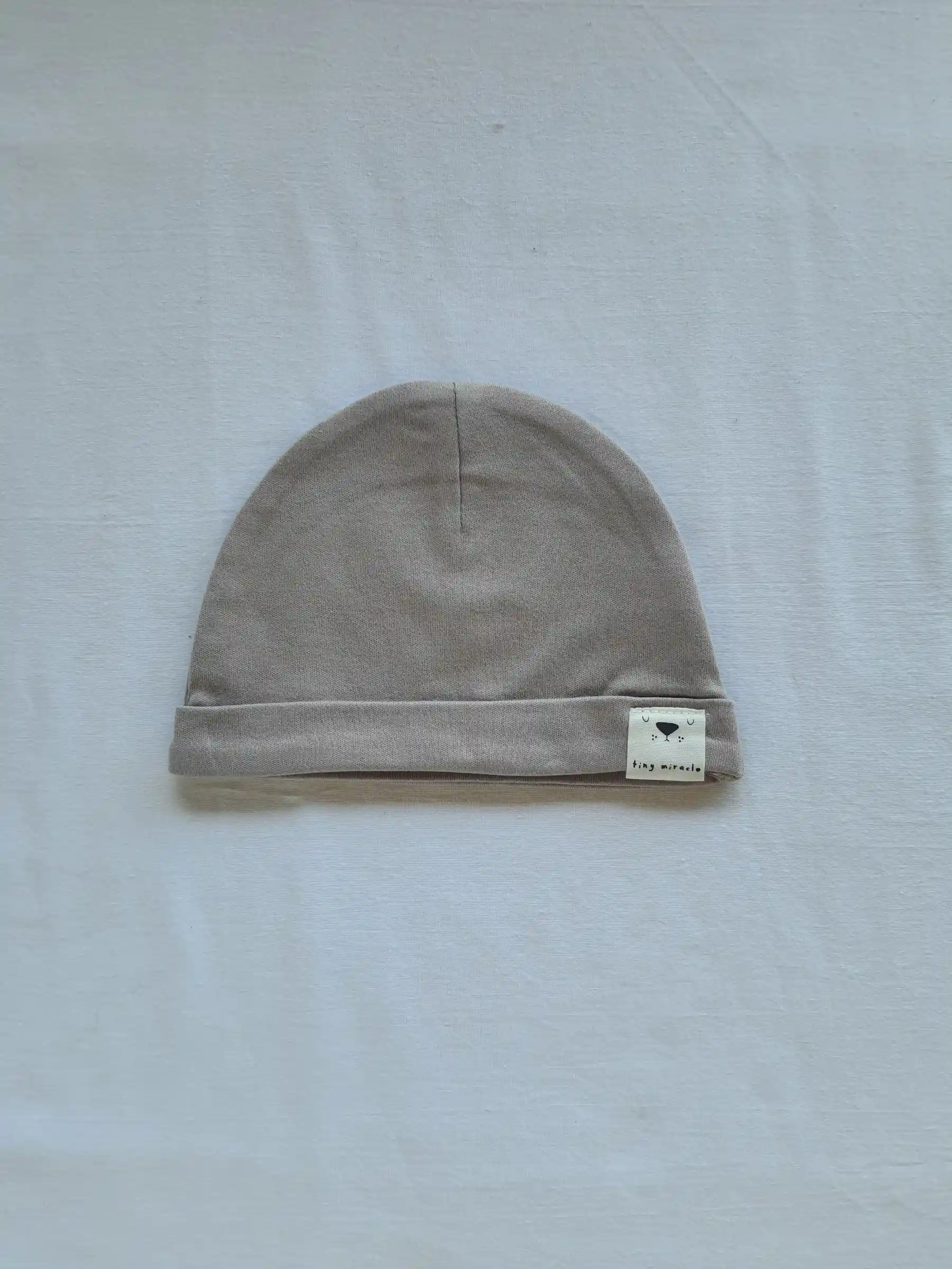 Newborn hat and mittens set - Grey - Image 3