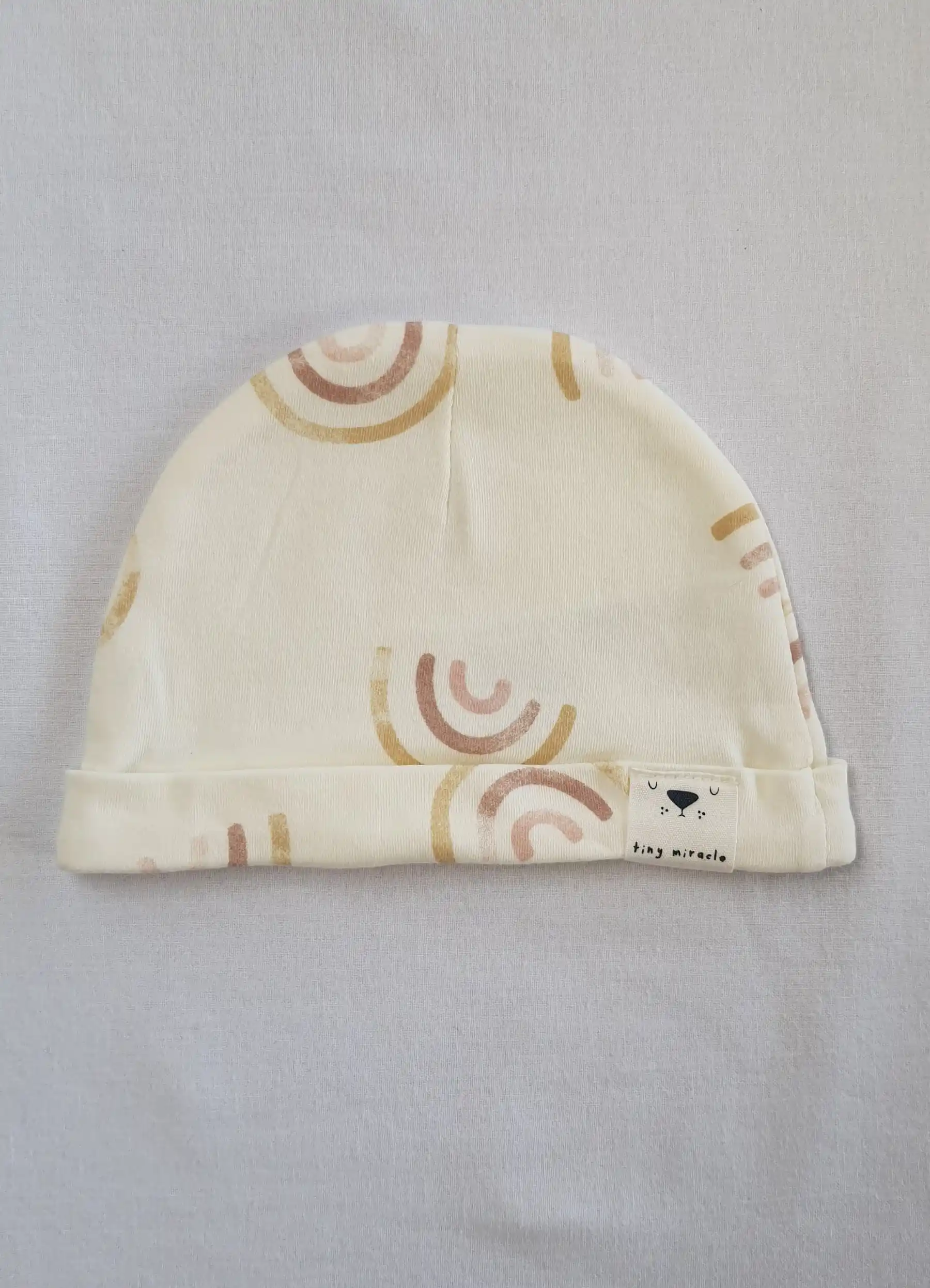 Newborn hat and mittens set - Rainbow - Image 3