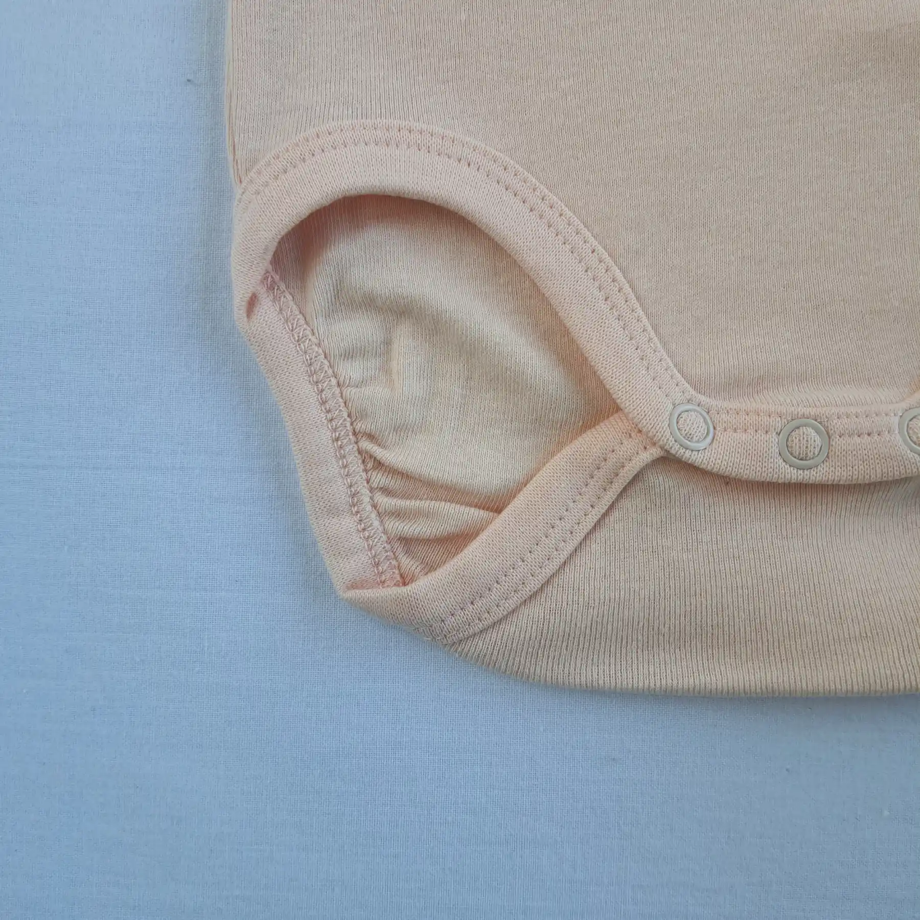 Baby bodysuit, long sleeve - Apples Pink - Image 3