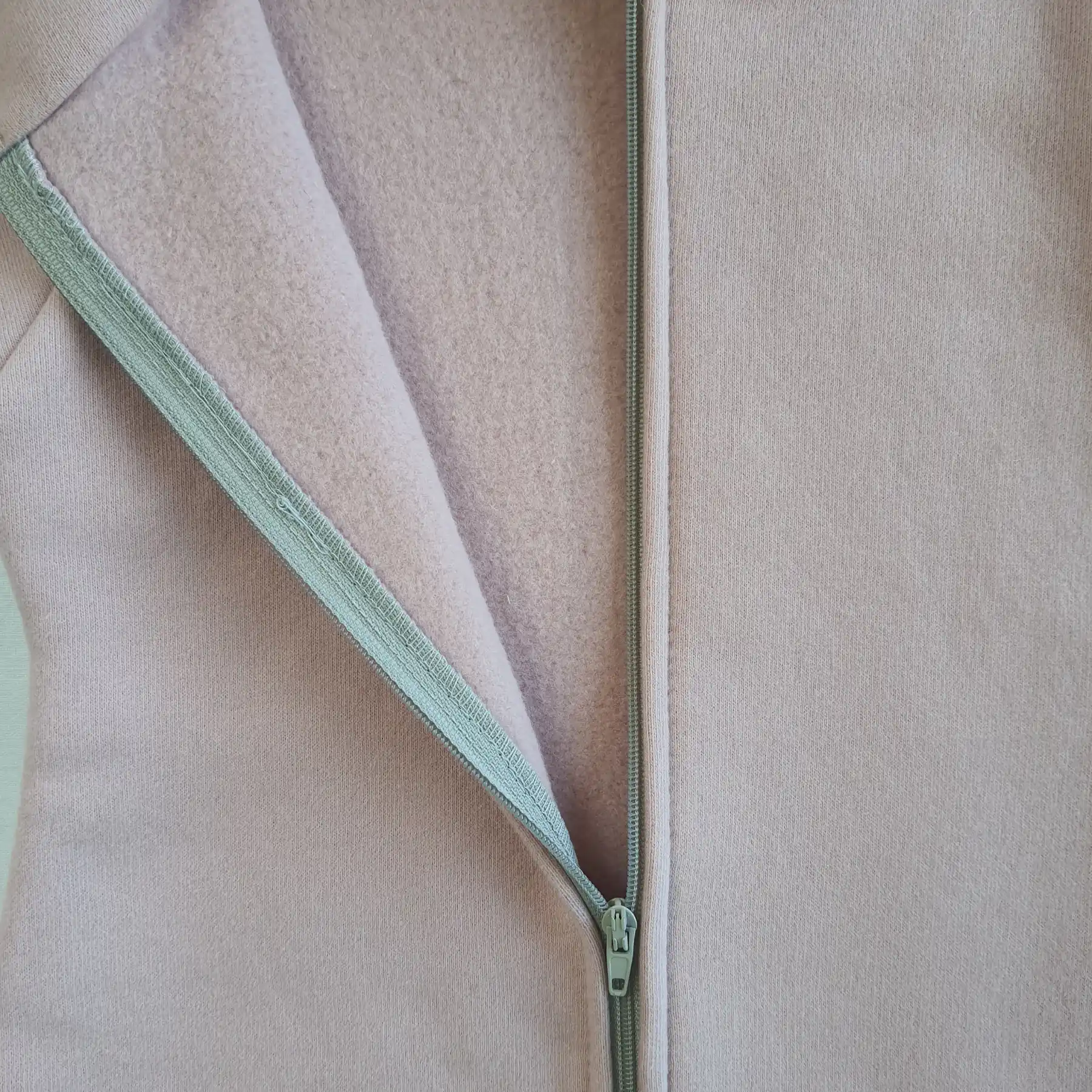 Βρεφική φόρμα εξόδου κουνελάκι fleece - Ροζ - Image 2