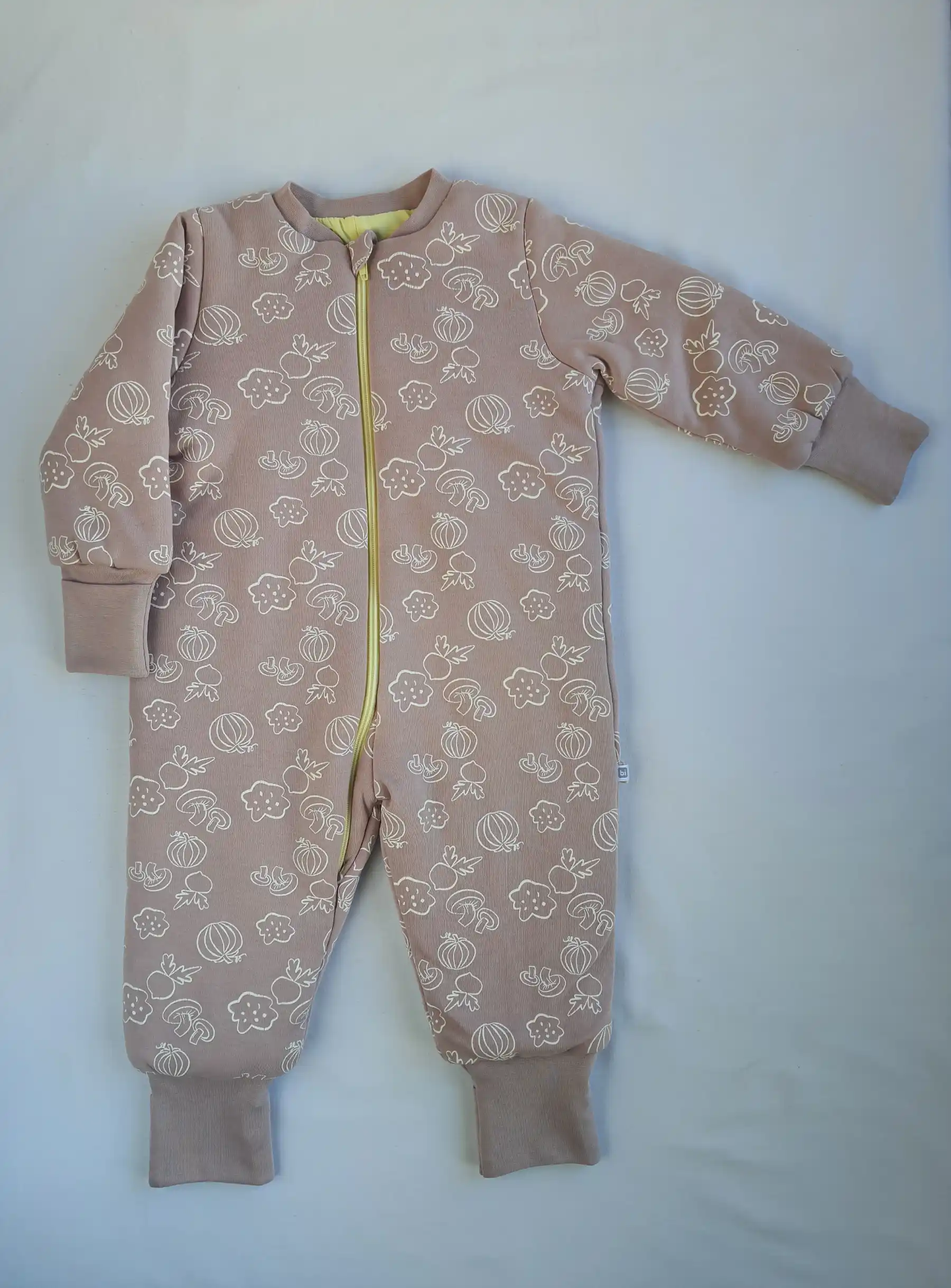 Baby sleeping bag made of organic cotton - Lilac