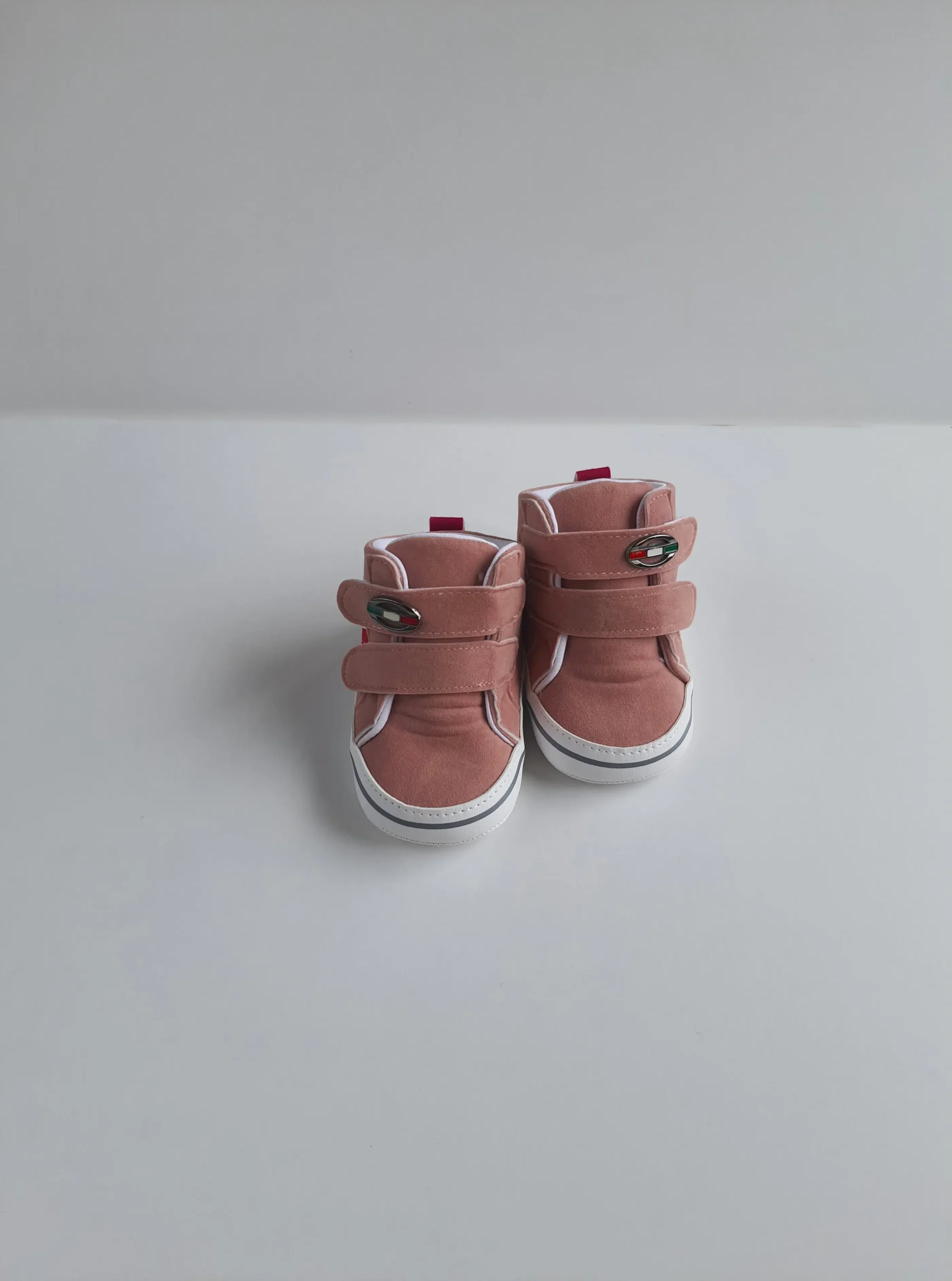 Baby crib shoes - Skate Pink - Image 2
