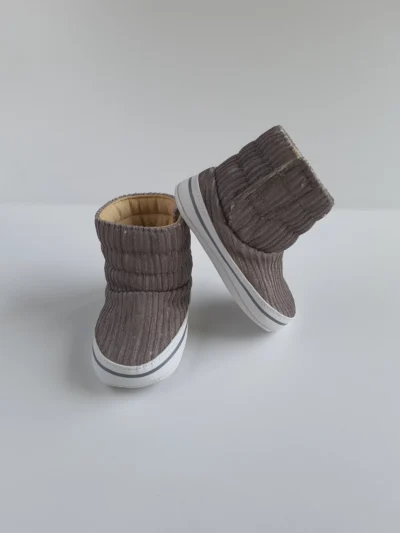 Βρεφικά παπούτσια αγκαλιάς - Γκρι