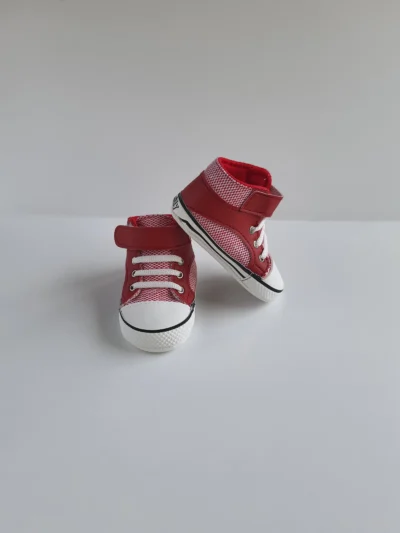 Βρεφικά παπούτσια αγκαλιάς - Old School Κόκκινο
