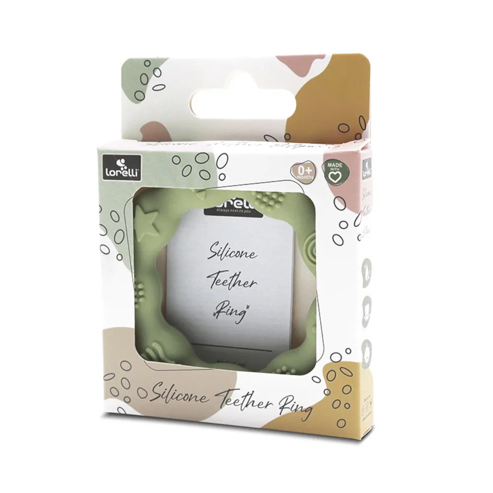 Silicone teether ring - Mint - Image 3