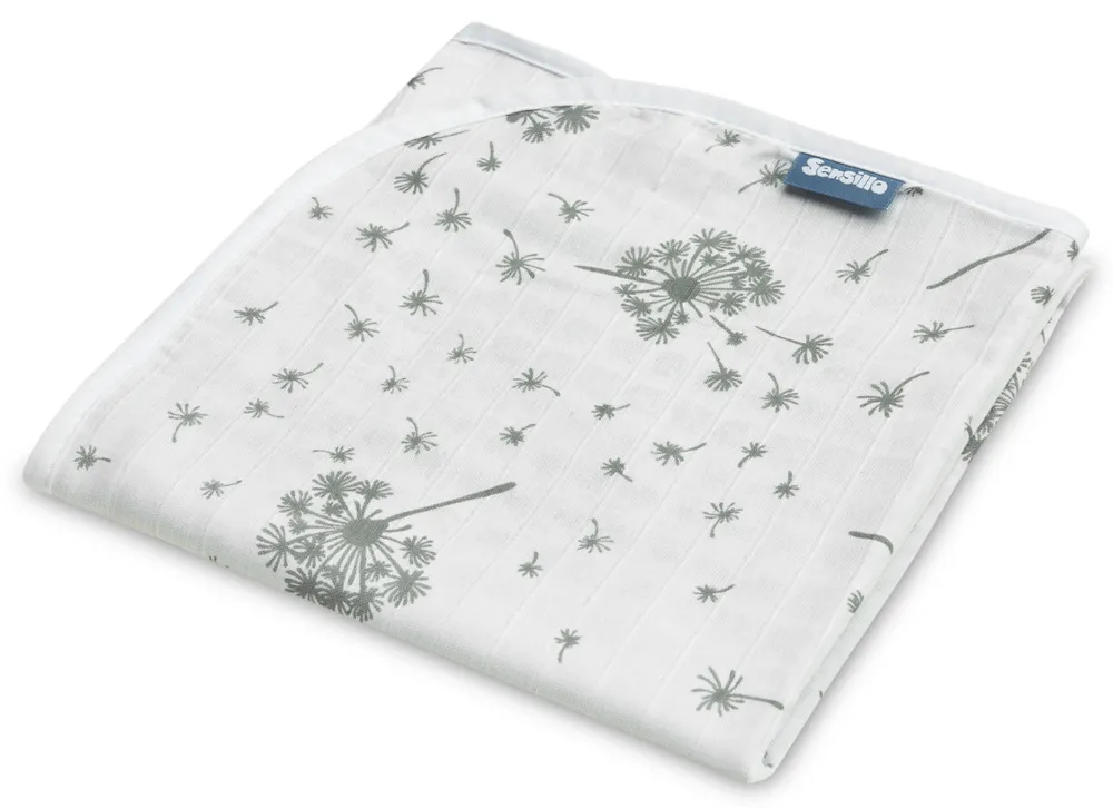 Βρεφική κουβέρτα αγκαλιάς βαμβακερή μουσελίνα - Dandelion - Image 2