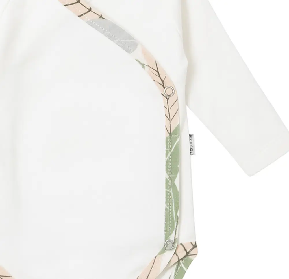 Μακρυμάνικο κορμάκι κρουαζέ - Λευκό - Image 2